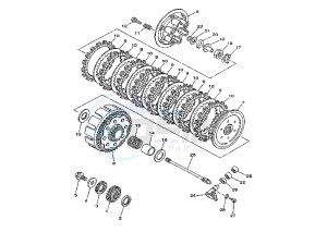 YZ 250 drawing CLUTCH