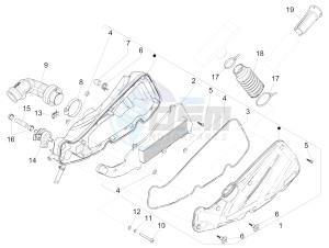 LIBERTY 150 150 IGET 4T 3V E4 IE ABS (EMEA) drawing Air filter