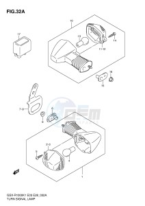 GSX-R1000 (E3-E28) drawing TURN SIGNAL LAMP (GSX-R1000K2)