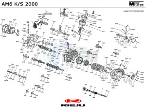 SPIKE-50-RACING drawing ENGINE  AM6 K/S 2000