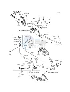 VULCAN S ABS EN650BGF XX (EU ME A(FRICA) drawing Rear Master Cylinder