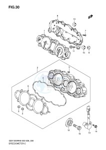 GSX1300R (E3-E28) Hayabusa drawing SPEEDOMETER