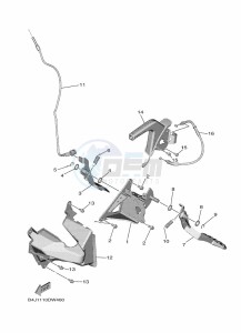 YXE1000EW YX10ERPAP (B4MN) drawing PEDAL WIRE