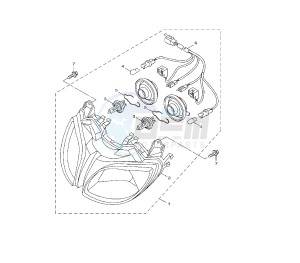 HW XENTER 150 drawing HEADLAMP