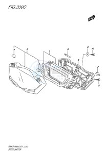 GSX-S 1000 drawing SPEEDOMETER (ABS MODELS)