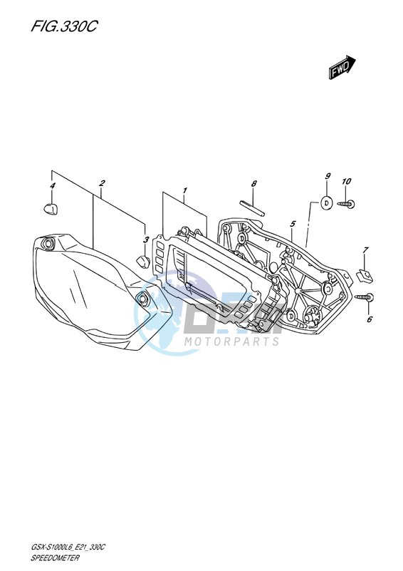 SPEEDOMETER (ABS MODELS)