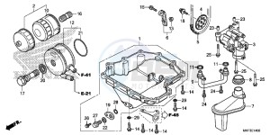 CBR1000S2H 2ED - (2ED) drawing OIL PAN/ OIL PUMP