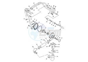 YZF R6 600 drawing WATER PUMP