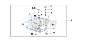 XL700VA drawing TOP BOX BRACKET