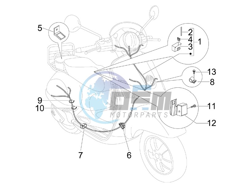 Main cable harness