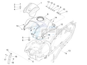 RS4 125 4T drawing Tank cover