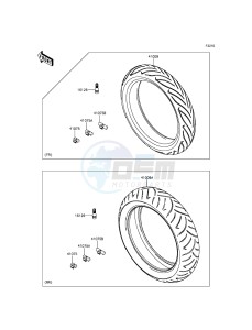 ER-6N ER650EFF XX (EU ME A(FRICA) drawing Tires