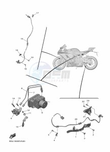 YZF1000 YZF-R1 (B3LM) drawing ELECTRICAL 3