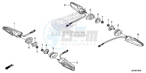 VFR1200XLE CrossTourer 2ED drawing WINKER