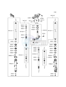 NINJA 300 ABS EX300BEF XX (EU ME A(FRICA) drawing Front Fork