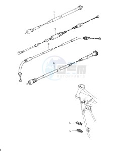 KZ 750 H [LTD] (H1) [LTD] drawing CABLES -- 80 H1- -