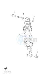 FZ1-S FZ1 FAZER 1000 (2DV6) drawing REAR SUSPENSION