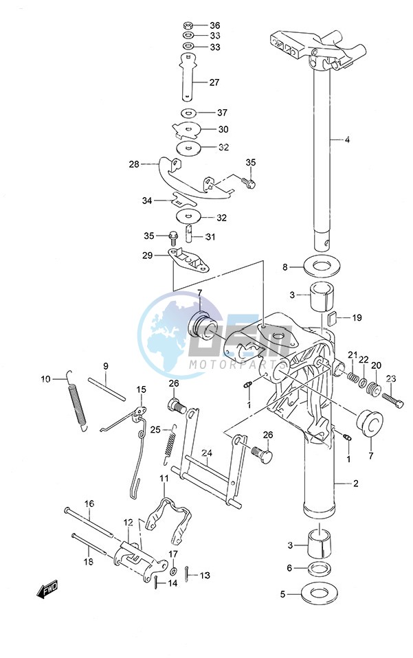 Swivel Bracket Non-Remote Control