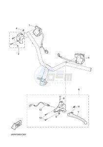 CW50 BOOSTER (5WWN 5WWN) drawing HANDLE SWITCH & LEVER