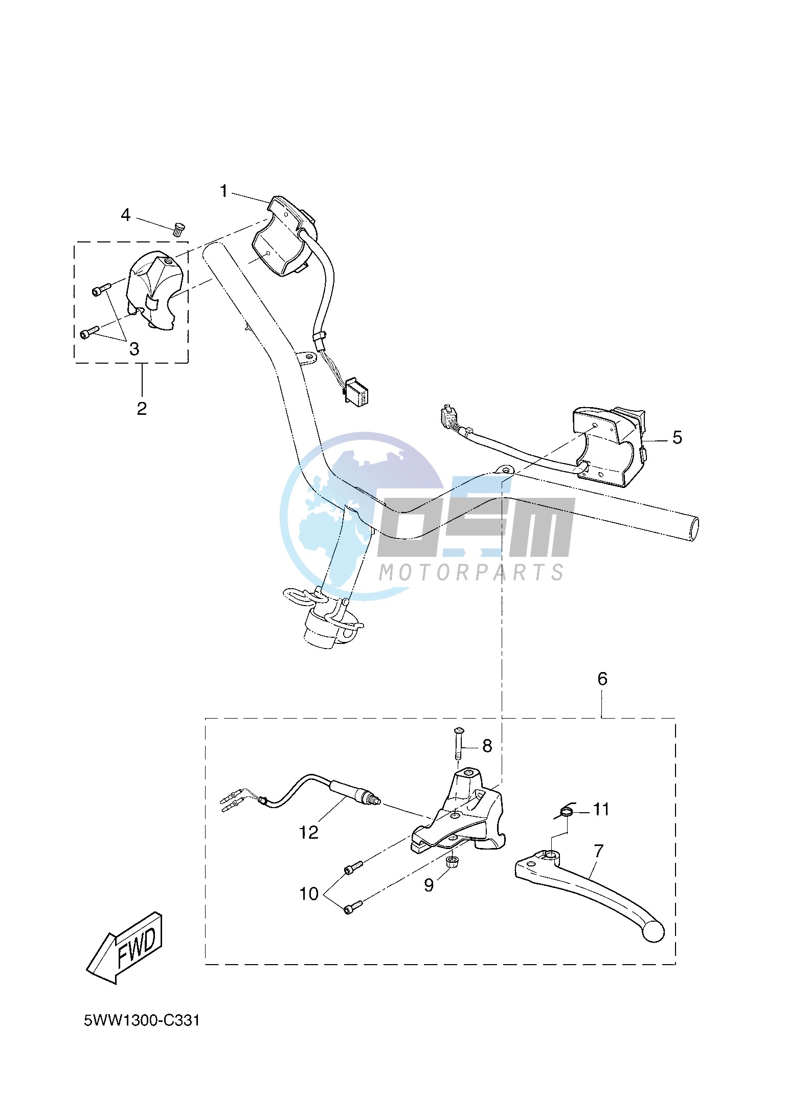 HANDLE SWITCH & LEVER