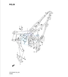 DR125SML0 drawing FRAME