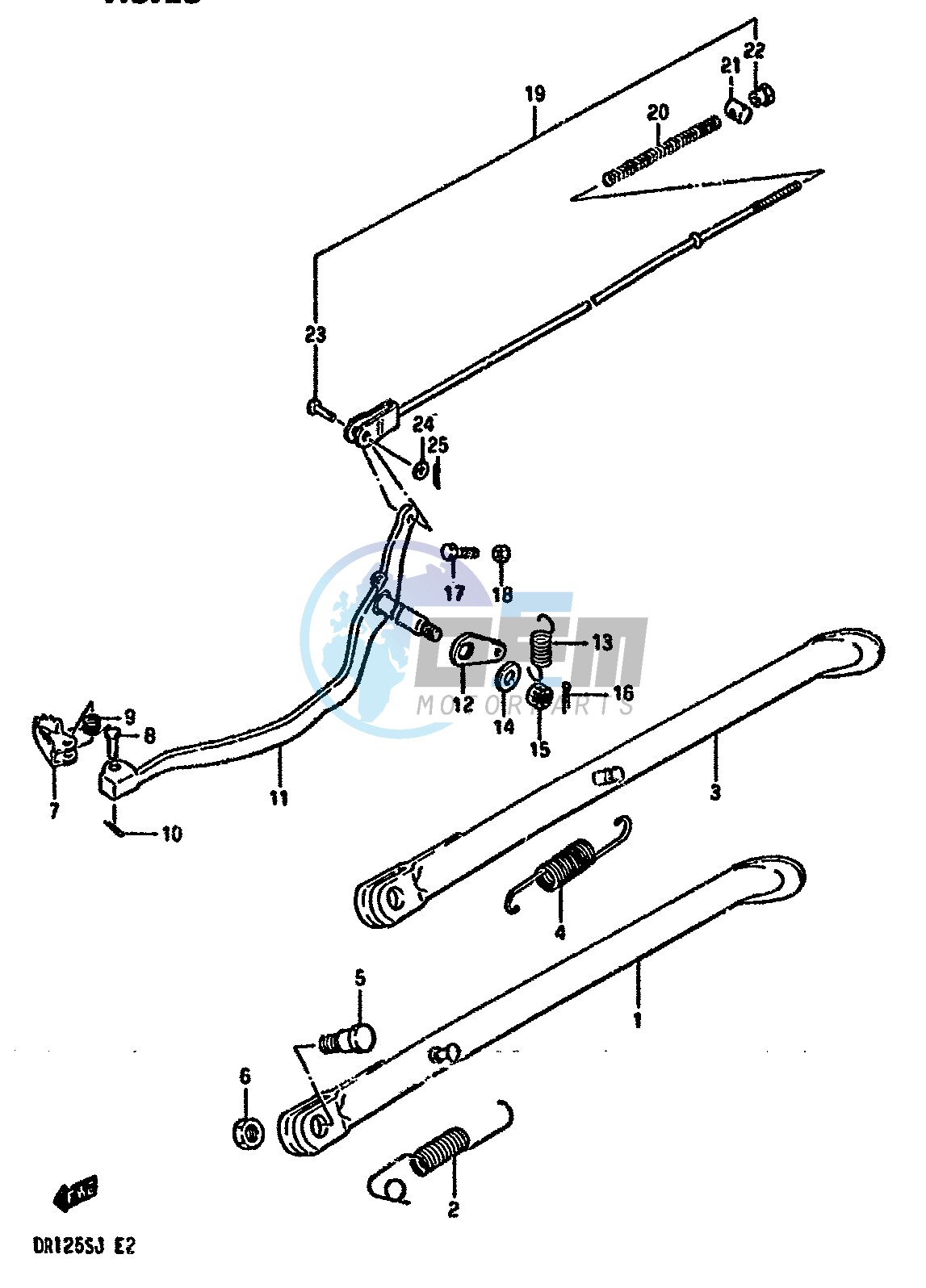 STAND-REAR BRAKE