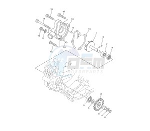 YZ LC 125 drawing WATER PUMP