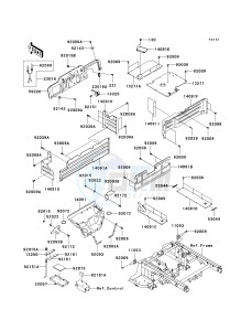 KAF 620 J [MULE 3010 TRANS 4X4] (J1) J1 drawing FRAME FITTINGS