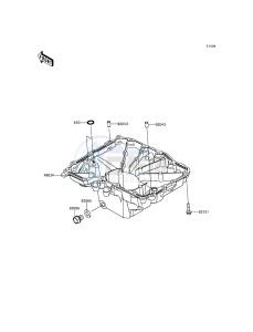 VERSYS 1000 KLZ1000BGF FR GB XX (EU ME A(FRICA) drawing Oil Pan