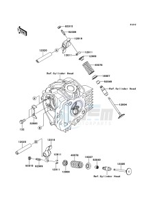 KLX110 KLX110CDF EU drawing Valve(s)