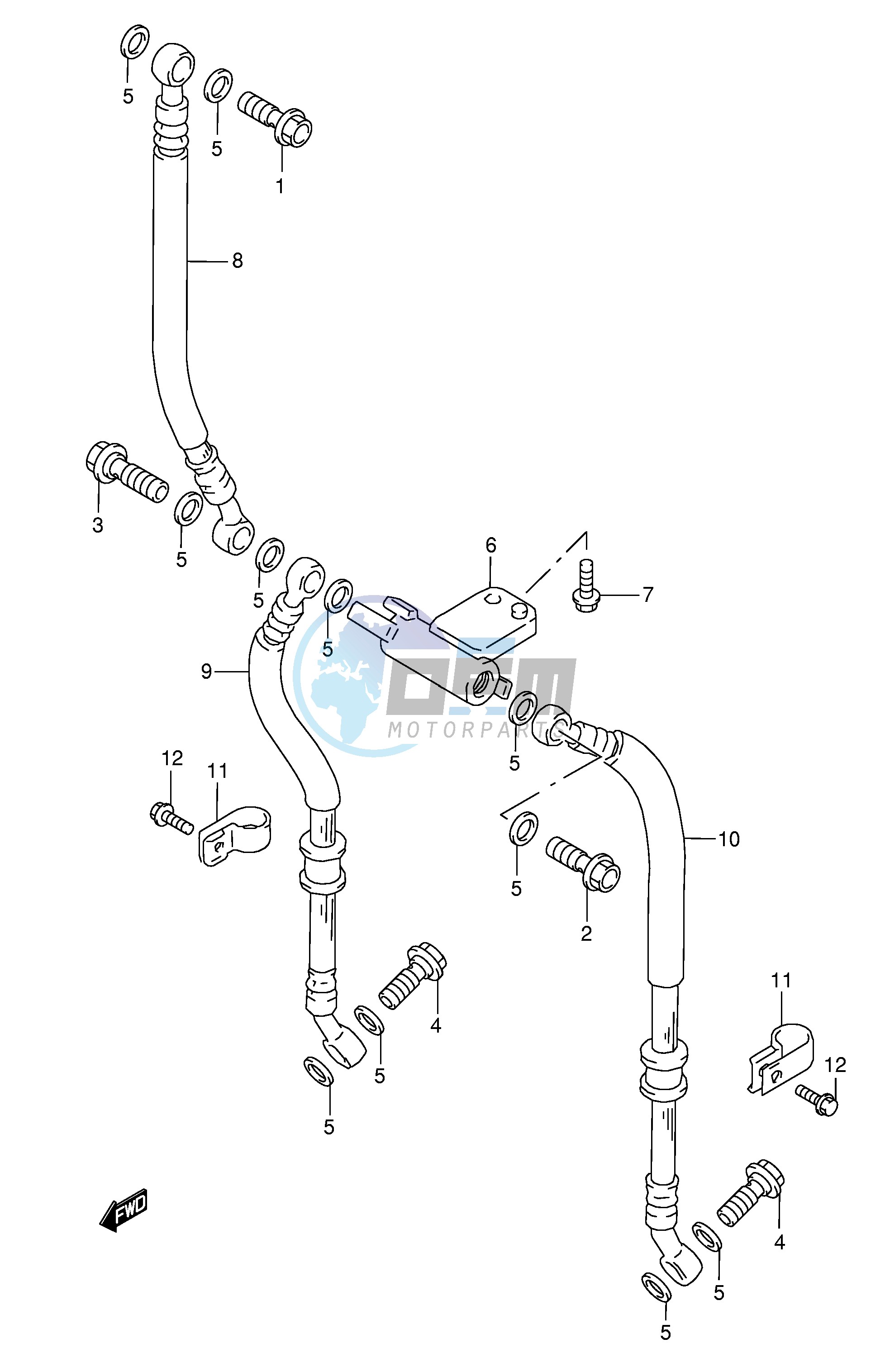 FRONT BRAKE HOSE