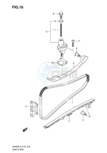 AN400 BURGMAN EU drawing CAM CHAIN