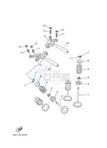 YFM700R YFM700RSE RAPTOR 700R (1VSA 1VSB 1VSC) drawing VALVE