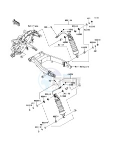 VN1700_VOYAGER_CUSTOM_ABS VN1700KBF GB XX (EU ME A(FRICA) drawing Suspension/Shock Absorber