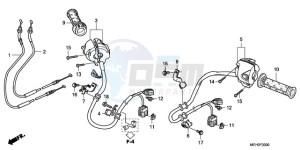 NSA700A9 Australia - (U / MME REF) drawing SWITCH/CABLE