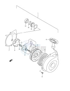 LT-F500F (E24) drawing RECOIL STARTER