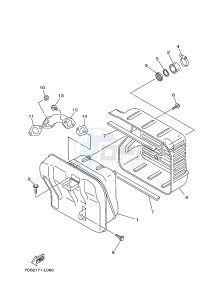 EF4000FW 251 (7C43) drawing EXHAUST