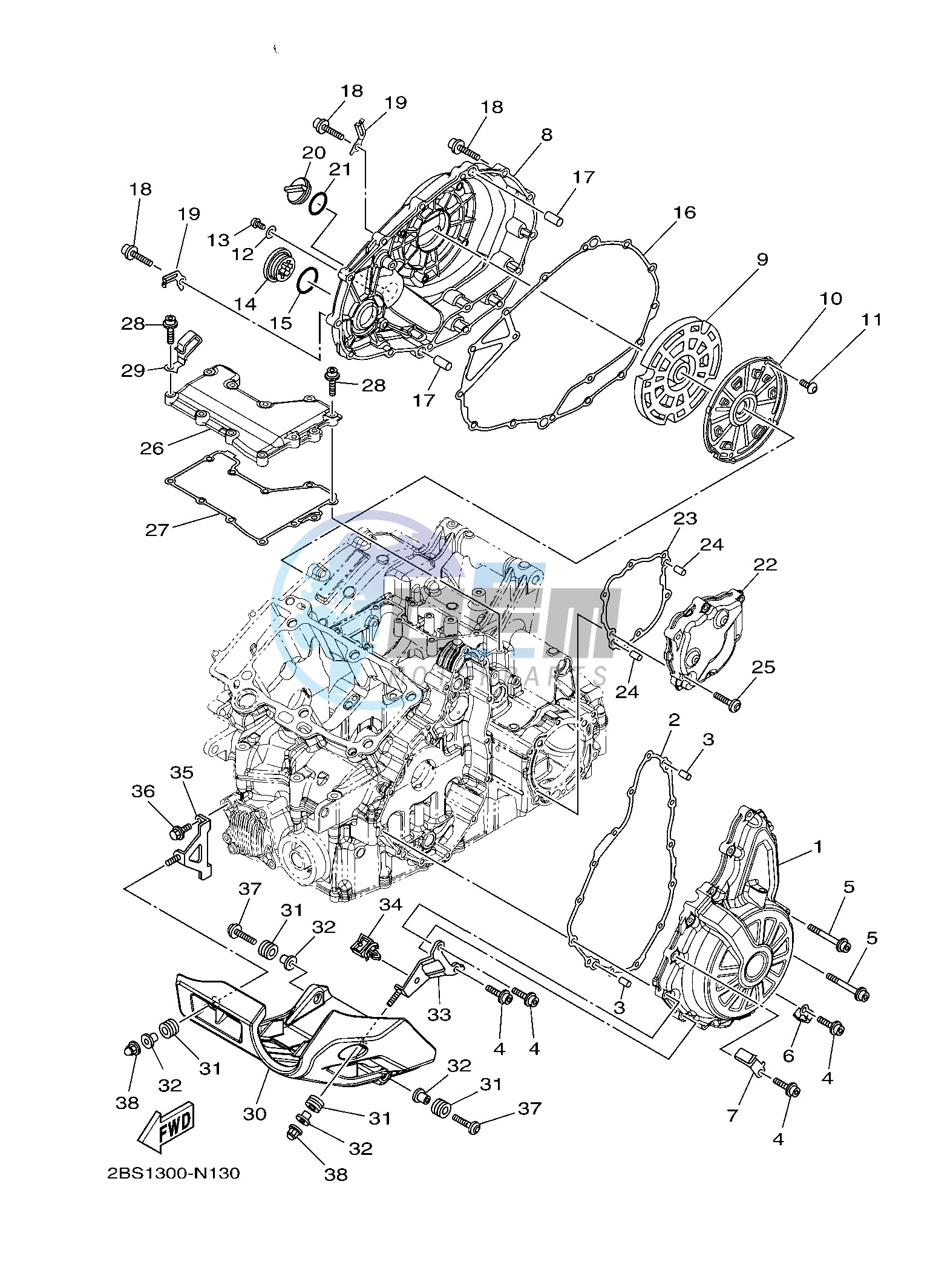 CRANKCASE COVER 1