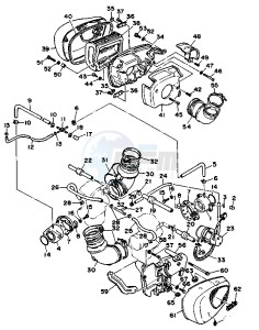 XV VIRAGO 11000 drawing INTAKE