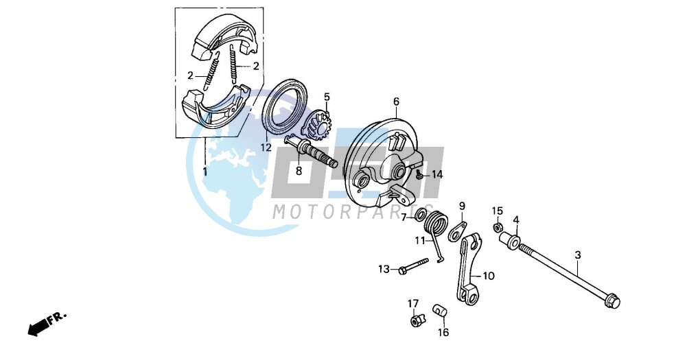 FRONT BRAKE PANEL