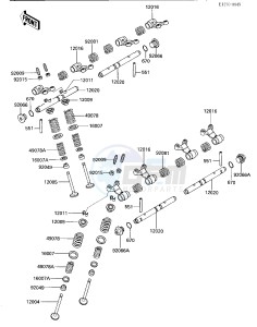 ZL 600 A [ZL600 ELIMINATOR] (A1-A2) drawing ROCKER ARMS_VALVES