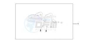 VT750CA9 Australia - (U / MME SPC) drawing FRONT FENDER RAIL