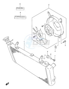 TL1000S (E2) drawing RADIATOR