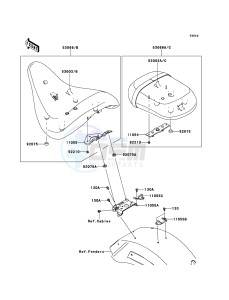 VN1700_CLASSIC_ABS VN1700FBF GB XX (EU ME A(FRICA) drawing Seat