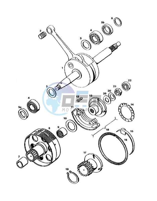 Crankshaft-clutch