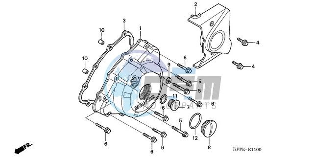 LEFT CRANKCASE COVER