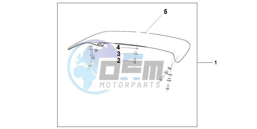 TOP BOX SPOILER COLORADO BLUE