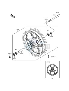 Z800_ABS ZR800BEF FR GB XX (EU ME A(FRICA) drawing Front Hub