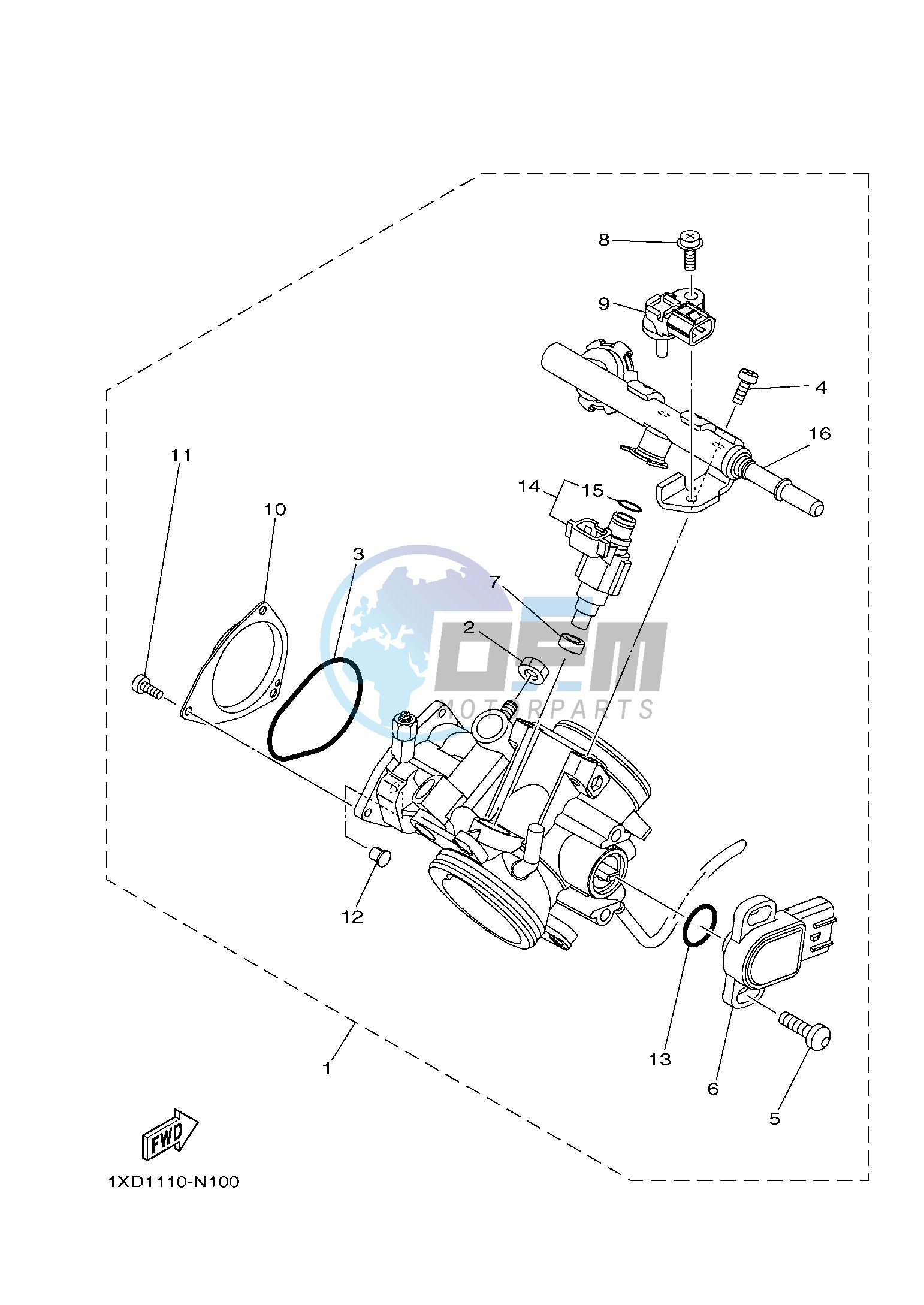 THROTTLE BODY ASSY 1