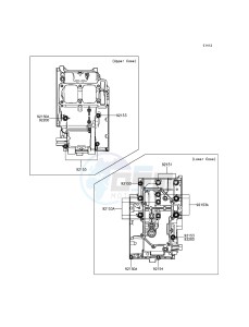 NINJA_300_ABS EX300BFFA XX (EU ME A(FRICA) drawing Crankcase Bolt Pattern